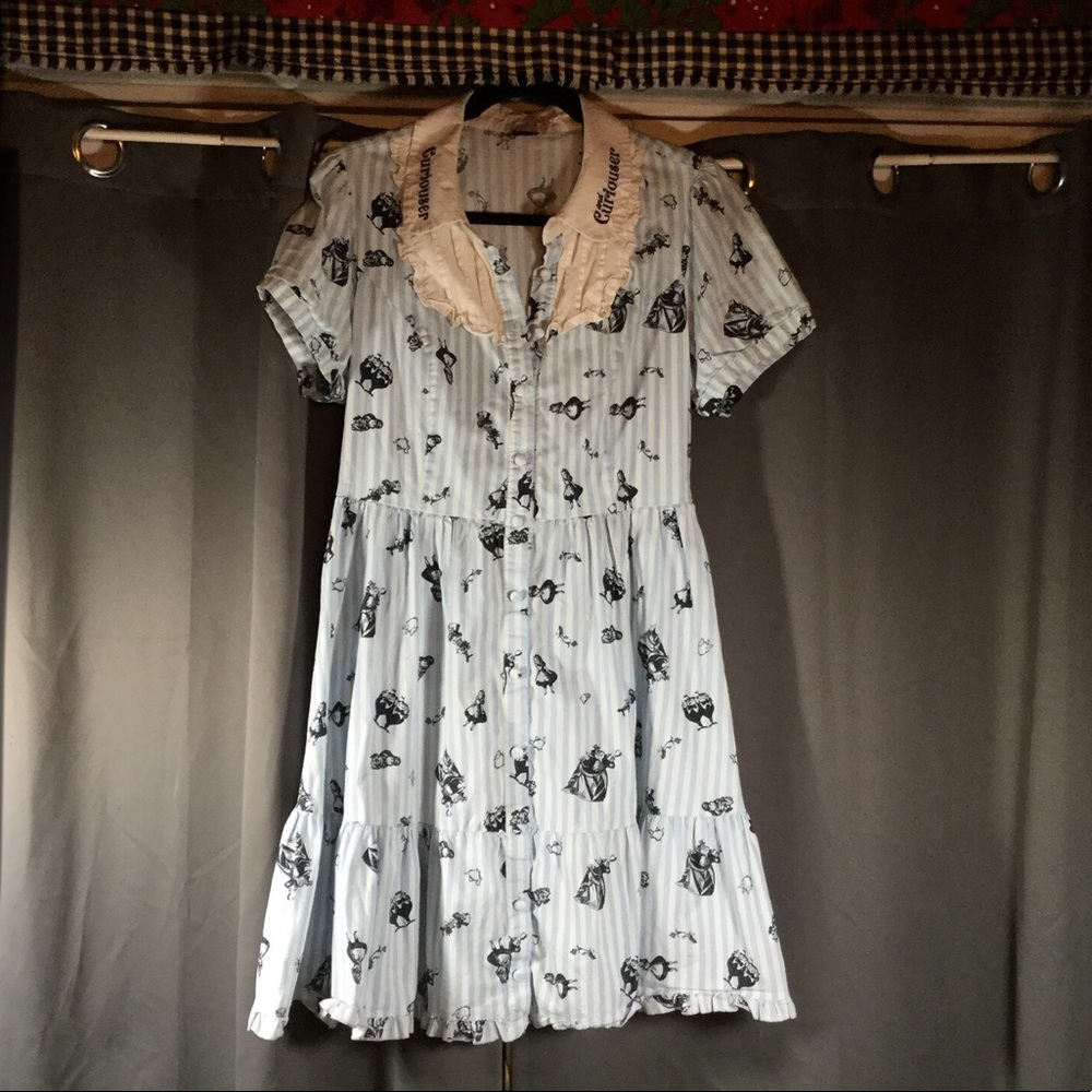 Disney Hot Topic Alice in Wonderland Curiouser & Cutiouser Dress - Picture 3 of 14